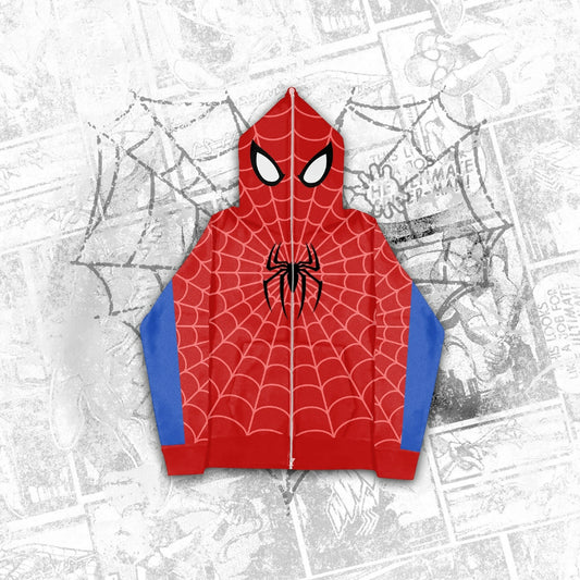 Viral "Spidey" Zip-up Hoodie